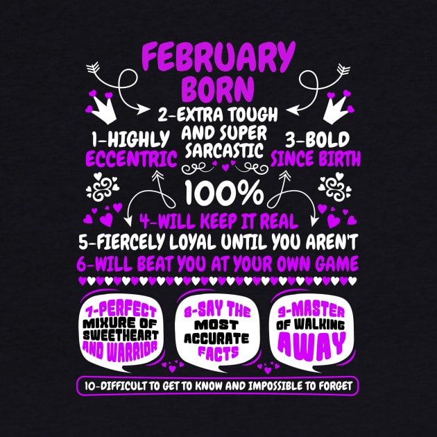 February Born by MCALTees